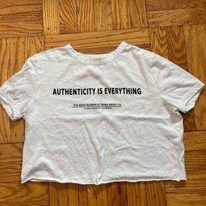 Zara White Graphic T-Shitt
